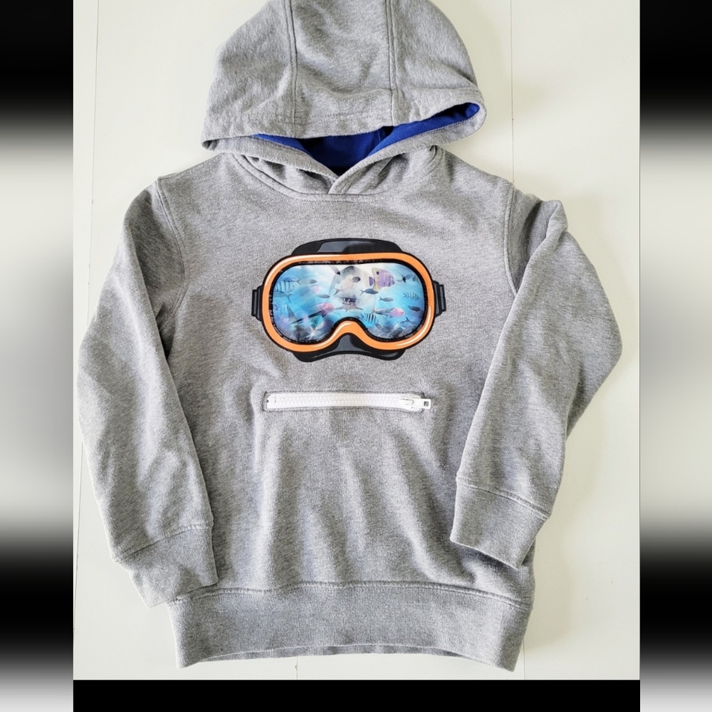 365 Kids Garanimals Hoodie Sweatshirt Size 5 Holographic
